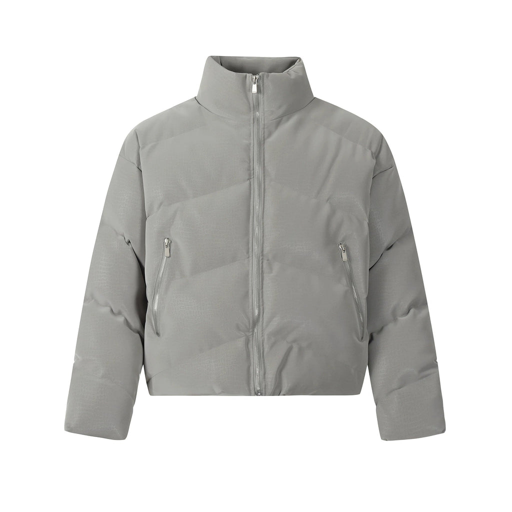 Fashionable solid color down jacket