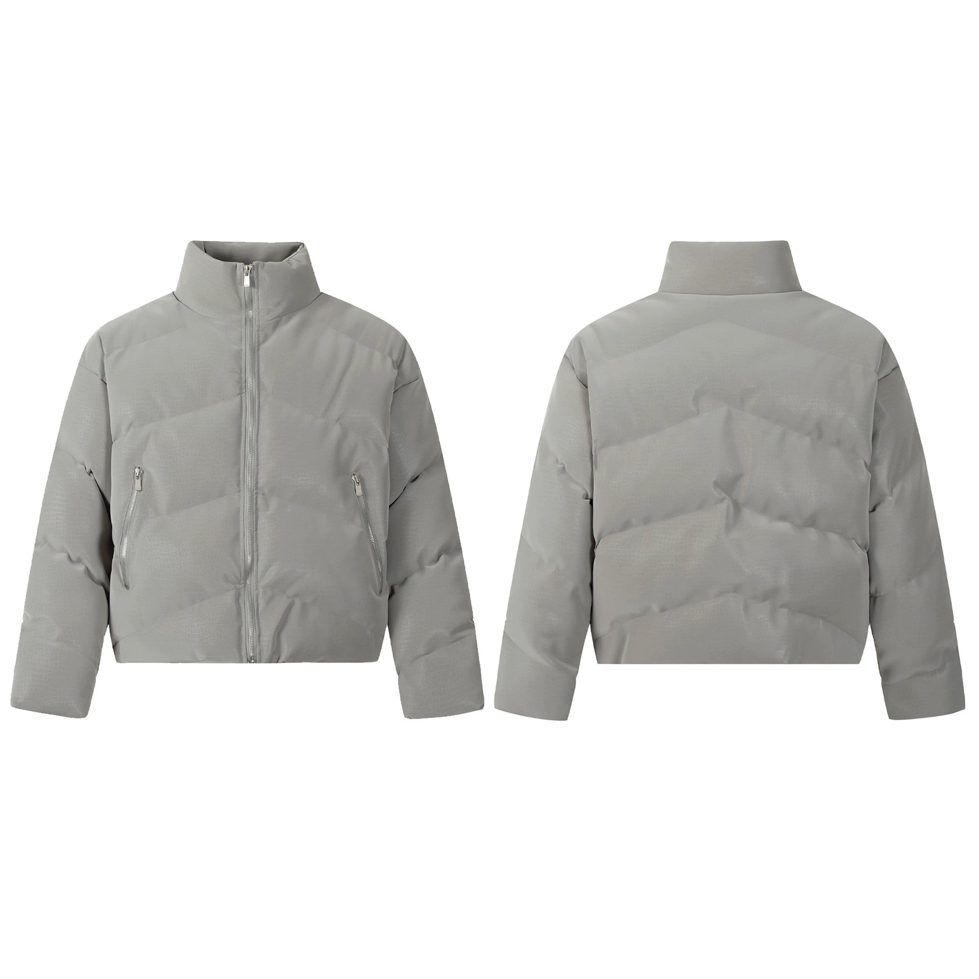 Fashionable solid color down jacket